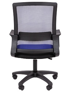 Офисное кресло CHAIRMAN 606 LT, ткань/сетка, синий